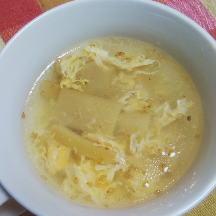 こりこり☆メンマの卵スープ